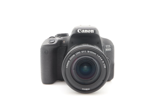 Canon EOS 800D + kit lens