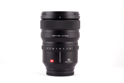 Panasonic 50mm 1.4 L mount open box model