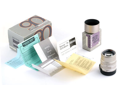 Contax 90mm 2.8 + doos