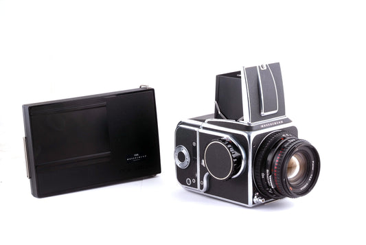 Hasselblad 500c + 80mm 2.8 planar t* + a12 cassette