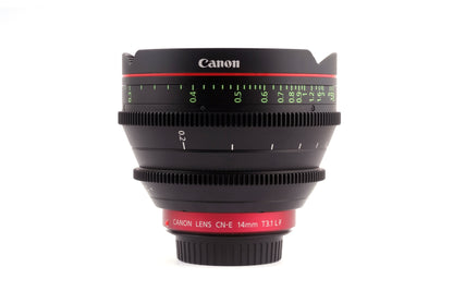Canon 14mm 3.1 L F cine Nieuw 2 jaar garantie