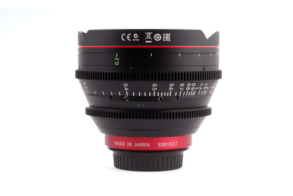 Canon 14mm 3.1 L F cine Nieuw 2 jaar garantie
