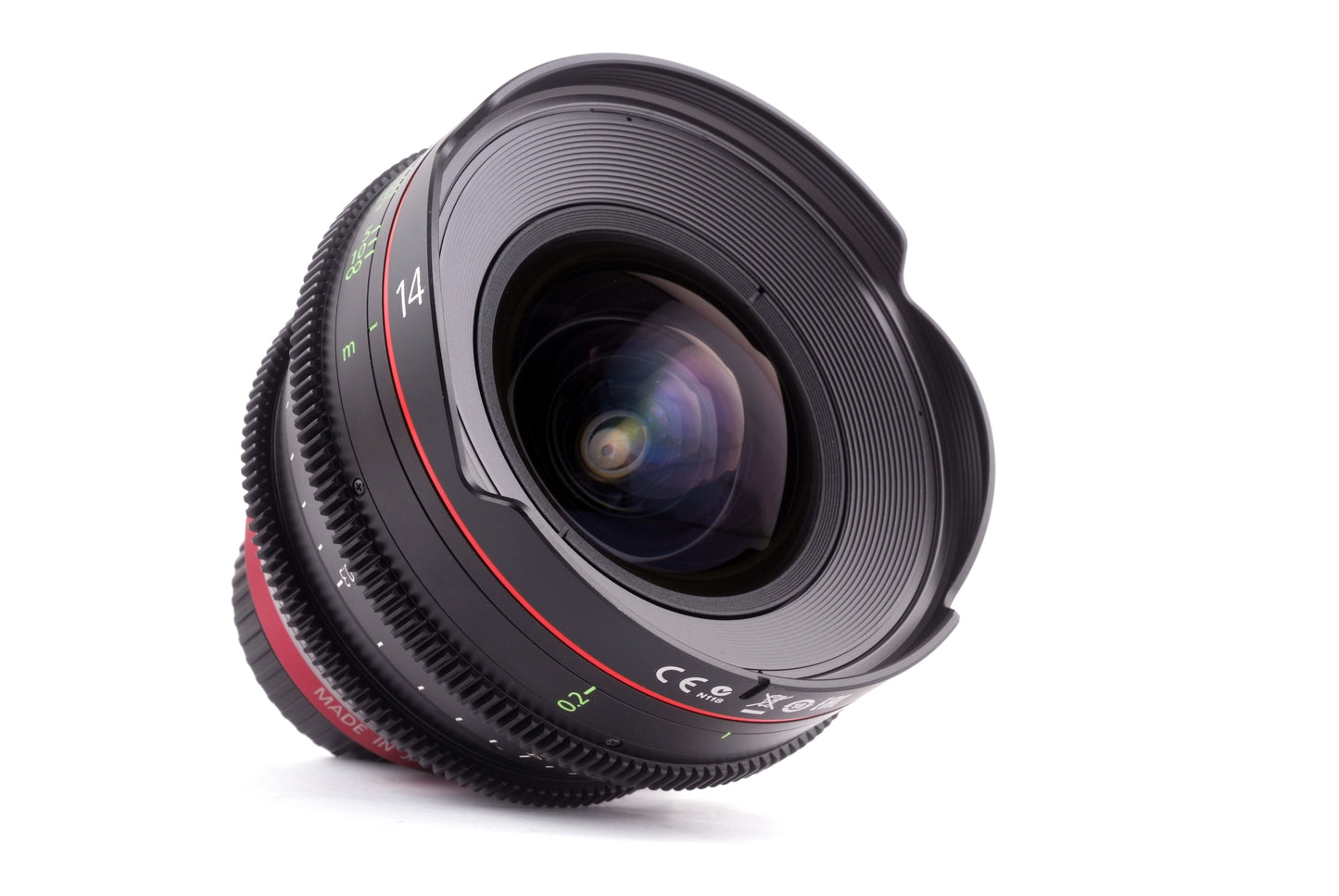 Canon 14mm 3.1 L F cine Nieuw 2 jaar garantie