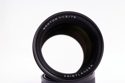 Voigtlander 75mm 1.5 Nokton